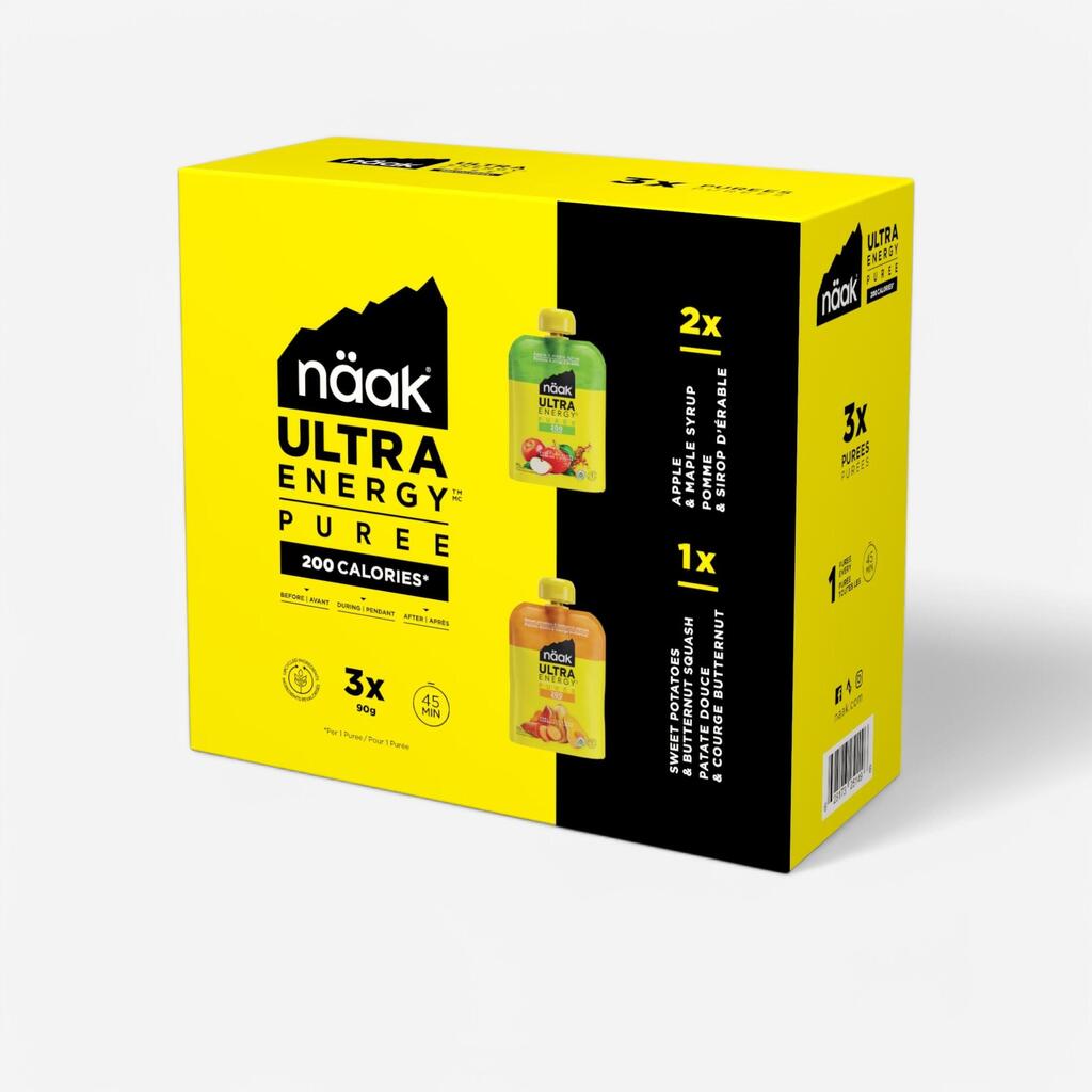 Ultra Energy™ energetski pire od jabuke i tikvice 3 x 90 g