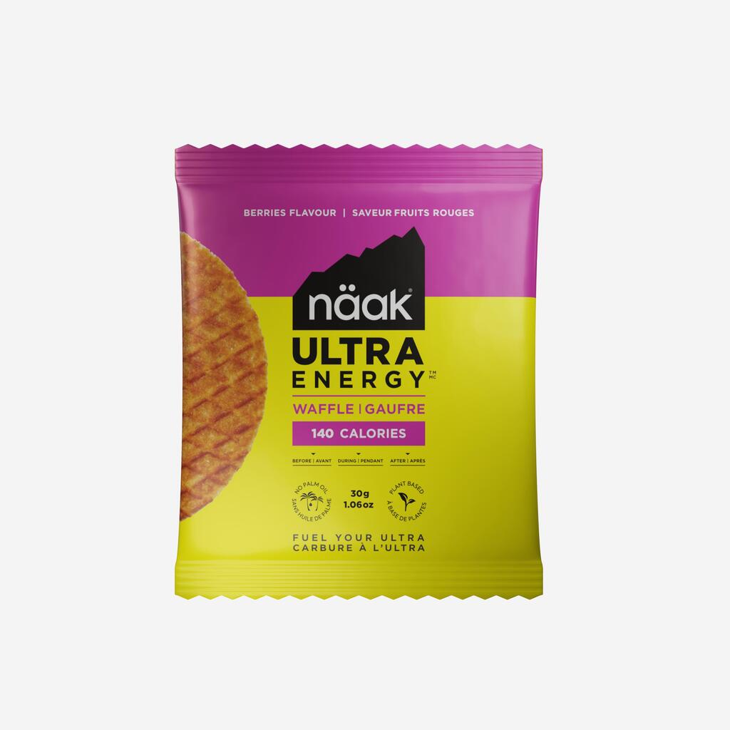 Ultra Energy™ berries and salted caramel energy waffles, 3 x 30g