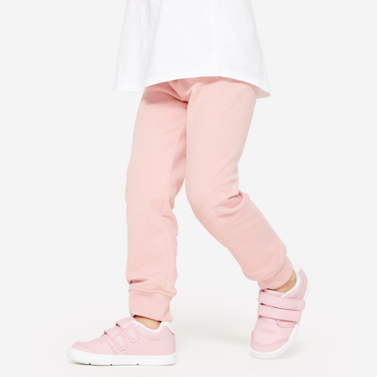 Pantalon regular enfant - basique rose