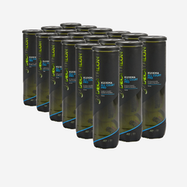 Balle de tennis polyvalente 18 tubes de 4 balles, Kuikma All Court Pro