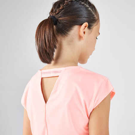 Girls' Tennis T-Shirt TTS500 - Pink