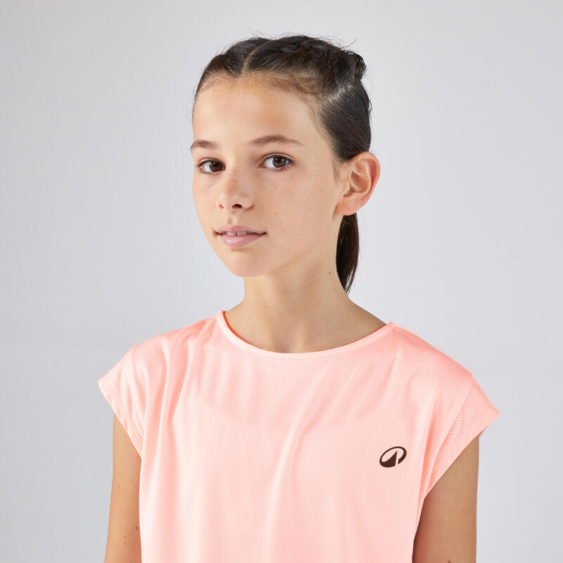 Çocuk Tenis Tişörtü - Pembe - 500