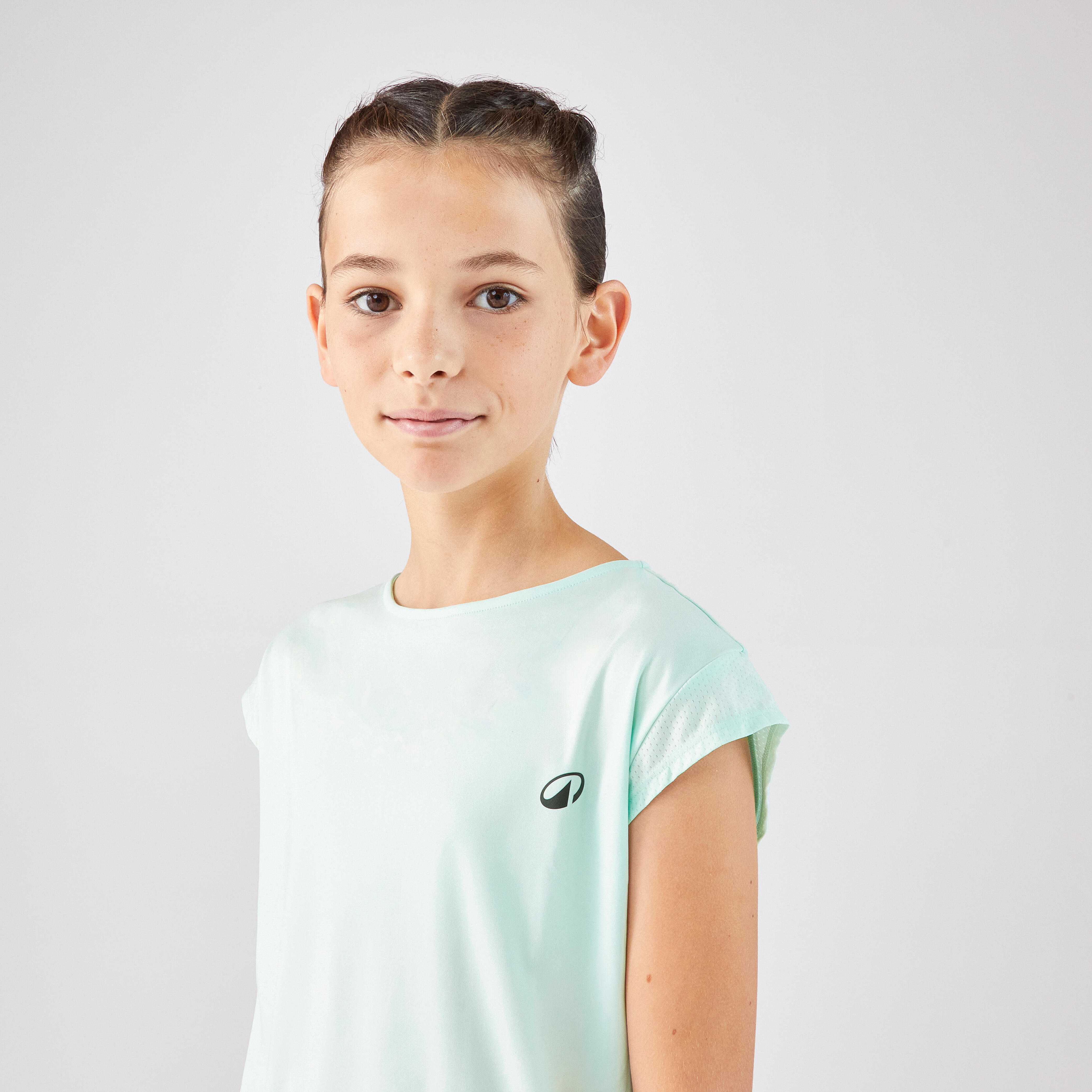 T-shirt de tennis fille - Soft vert - KUIKMA