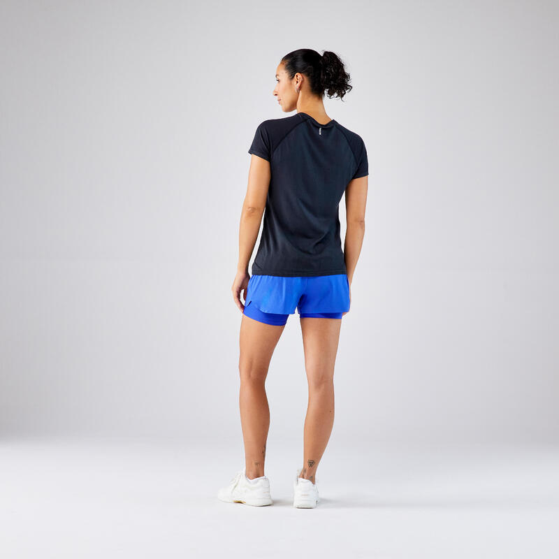 T-shirt tennis light femme - TTS LIGHT F Noir