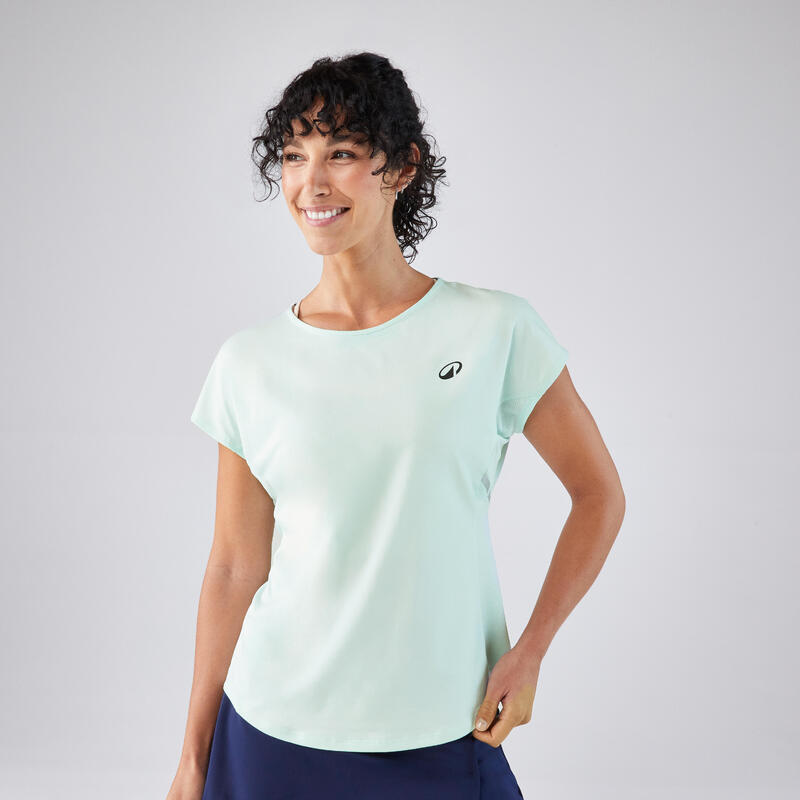 Tricou tenis guler rotund dry Damă - TTS DRY F Verde