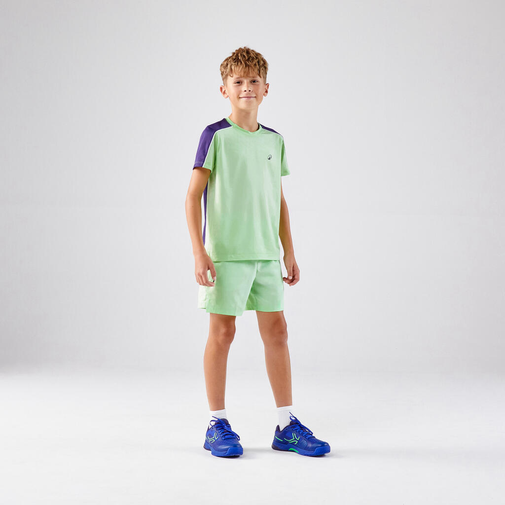Zelena dečja majica za tenis DRY