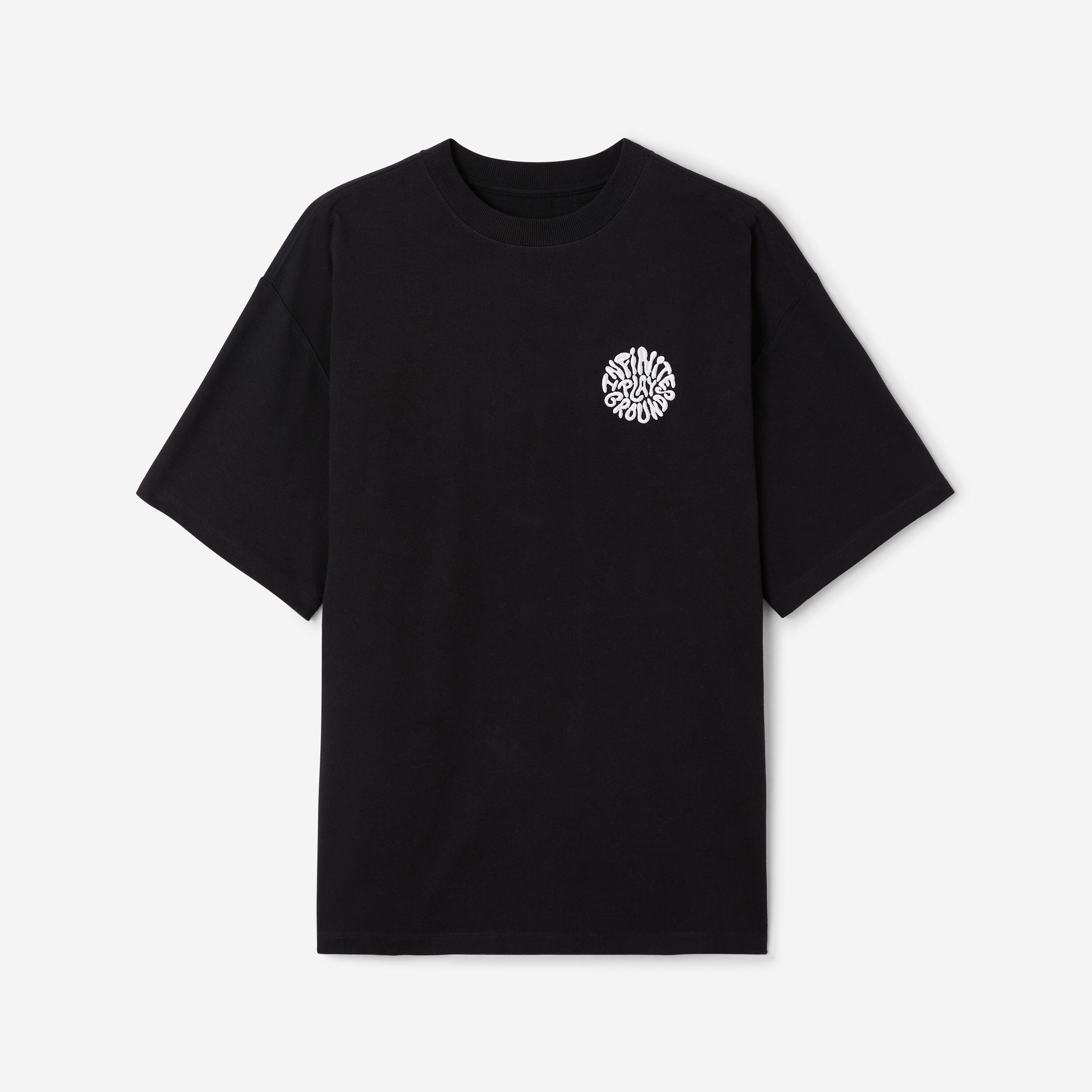 Adult Oversize Graphic T-Shirt - Black