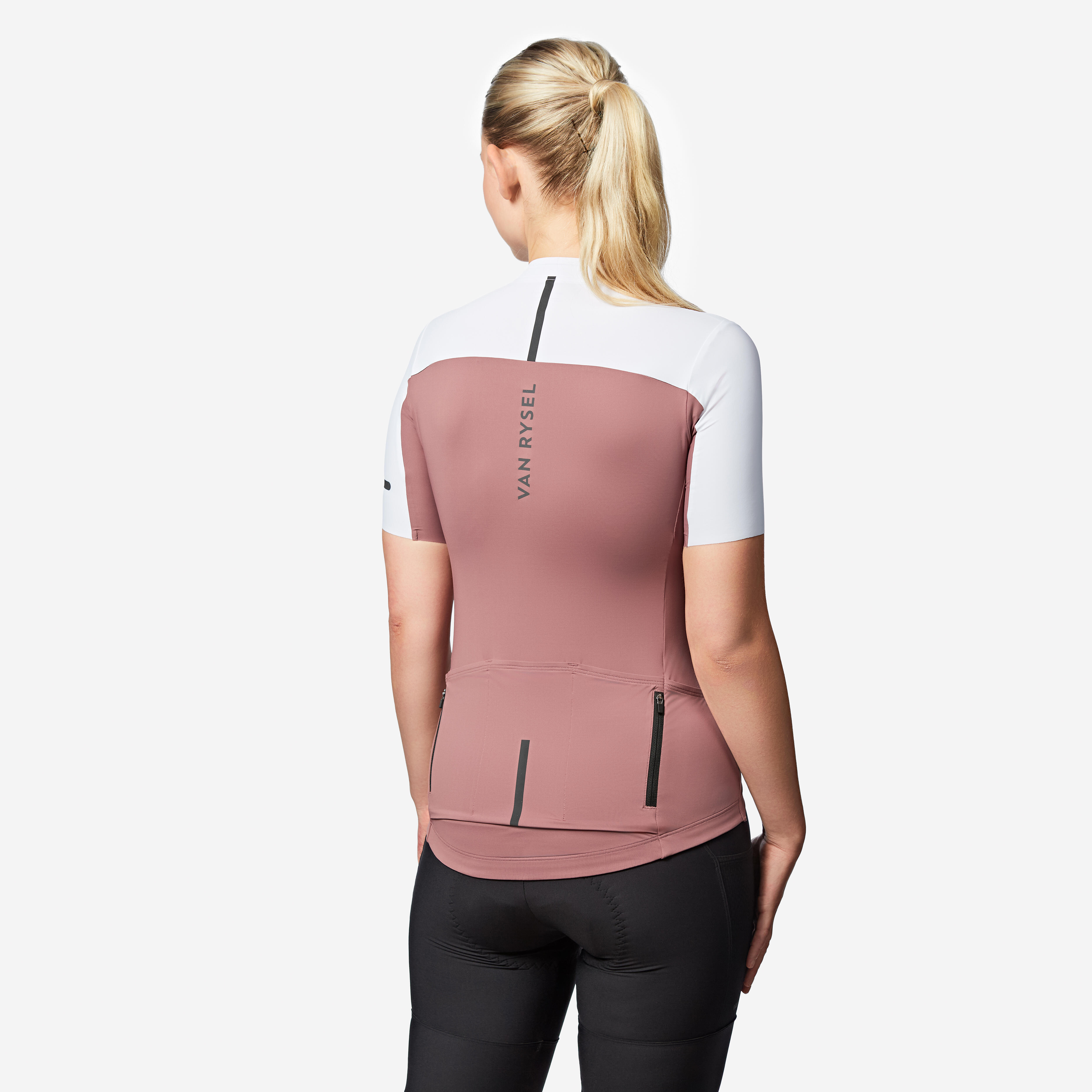 Women's Fitted Short-Sleeved Road Cycling Jersey – EDR 2 - VAN RYSEL