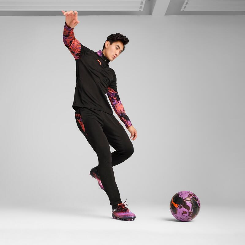 Futbol Eşofman Üstü - Siyah - 1/4 Fermuarlı - Individual CUP