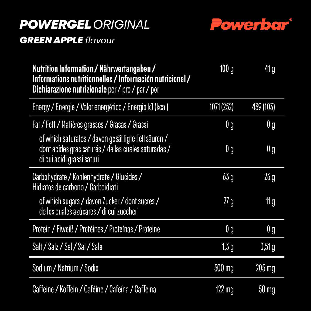 Energijski gel Power Gel 4 x 41 g - jabolko 