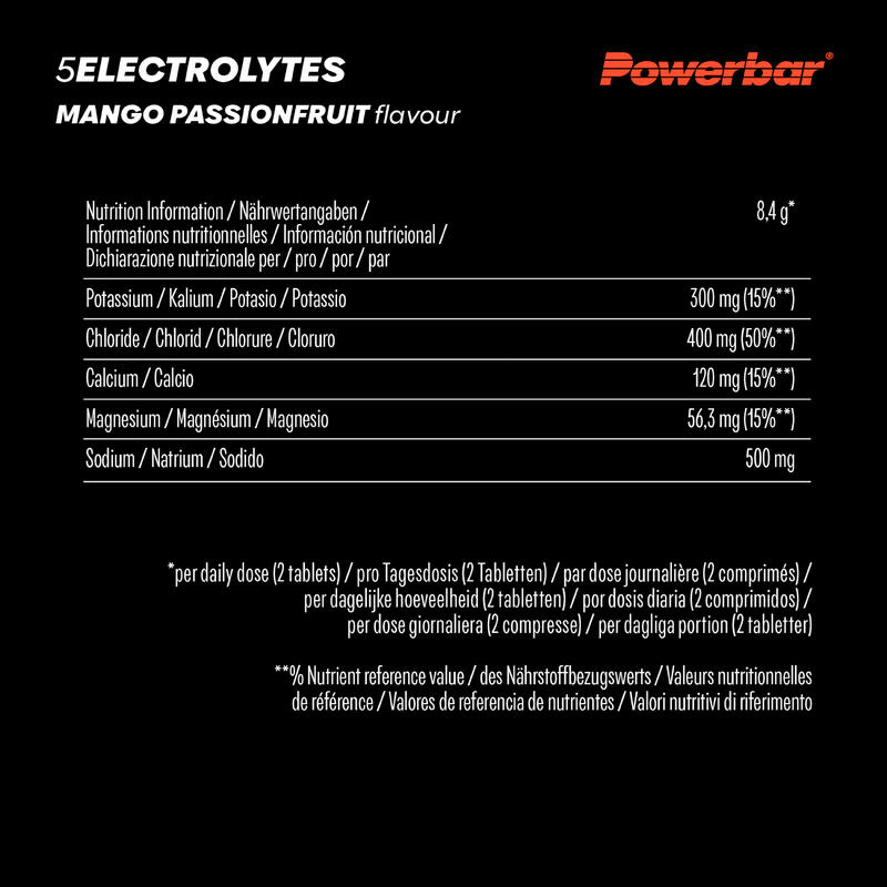 Napój z elektrolitami w tabletkach Powerbar mango 10x4,2 g