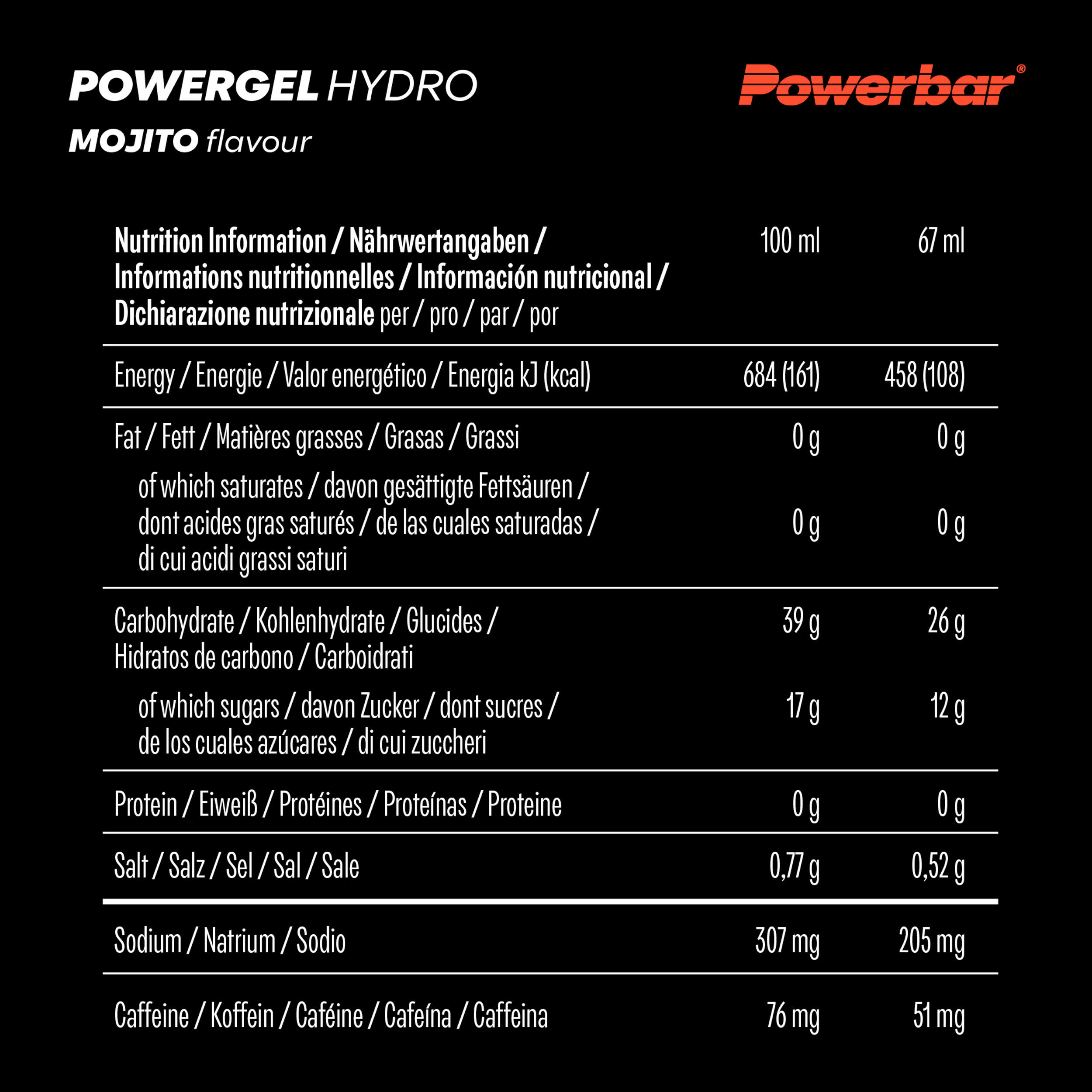 Powerbar Gel Énergétiques - PowerGel Hydro - 6x67ml - View #3
