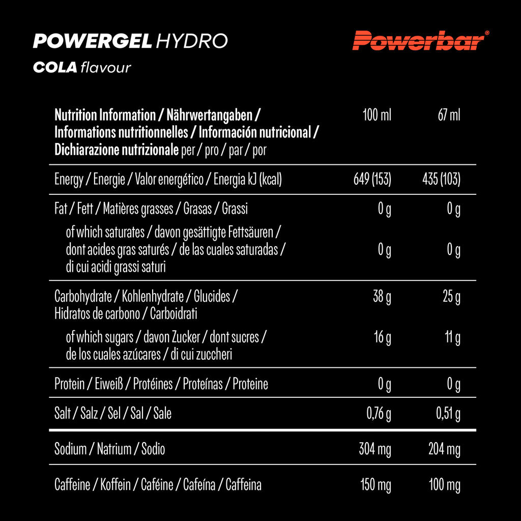 Πολυσυσκευασία Powerbar ενυδατικού τζελ cola (x24)