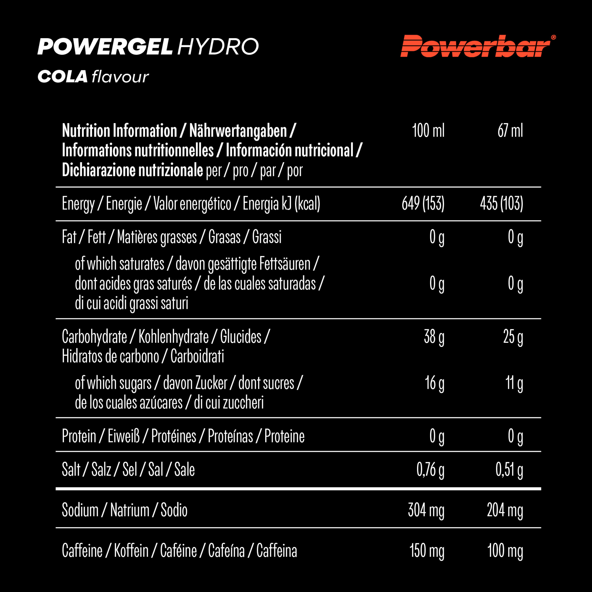 POWERBAR Energetický gél Hydro Cola 67 ml NO SIZE · záber 3