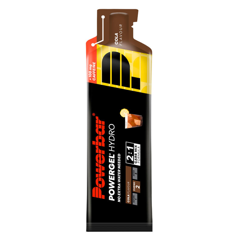 Gel Energético HYDROGEL Cola 67 ml      2,50€  Preço por quantidade 37,32€l POWERBAR Gel Energético HYDROGEL Cola 67 ml  (130)A partir de 2 horas    