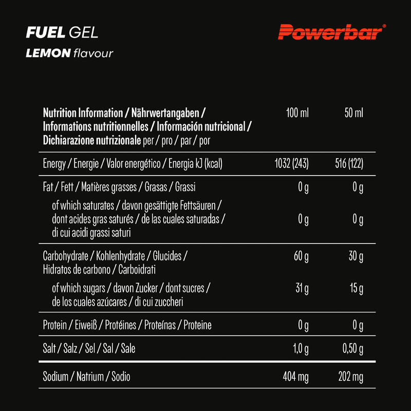 Żel energetyczny Powerbar Blackline cytrynowy x1