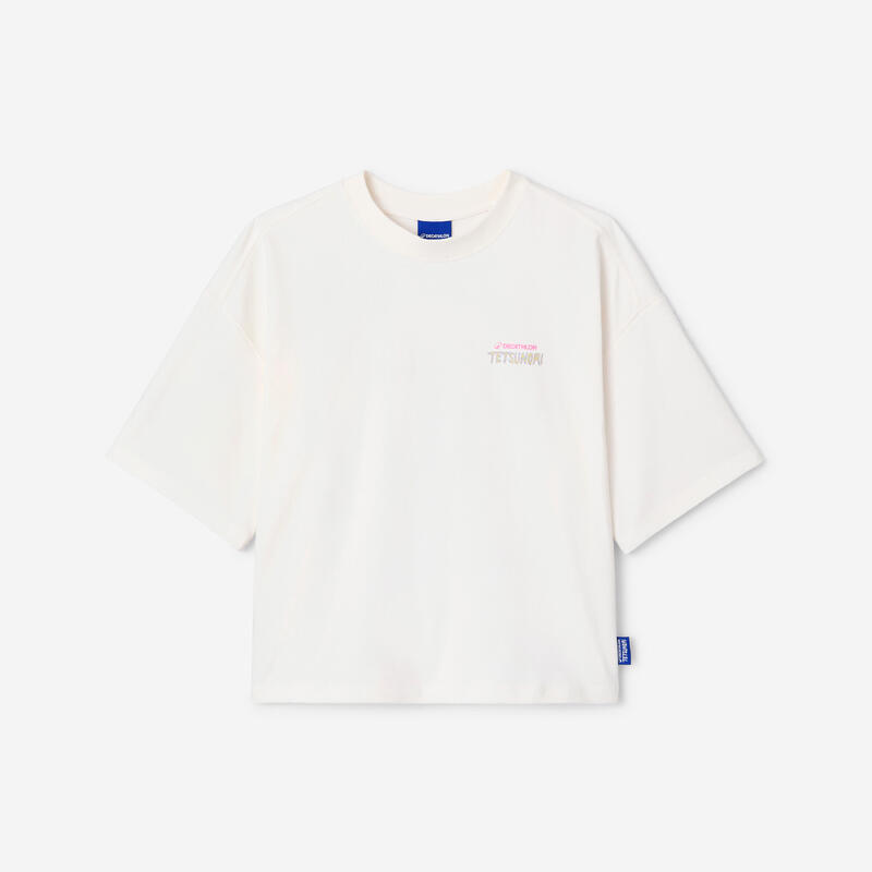 Crop T-shirt DECATHLON x TETSUNORI blanc