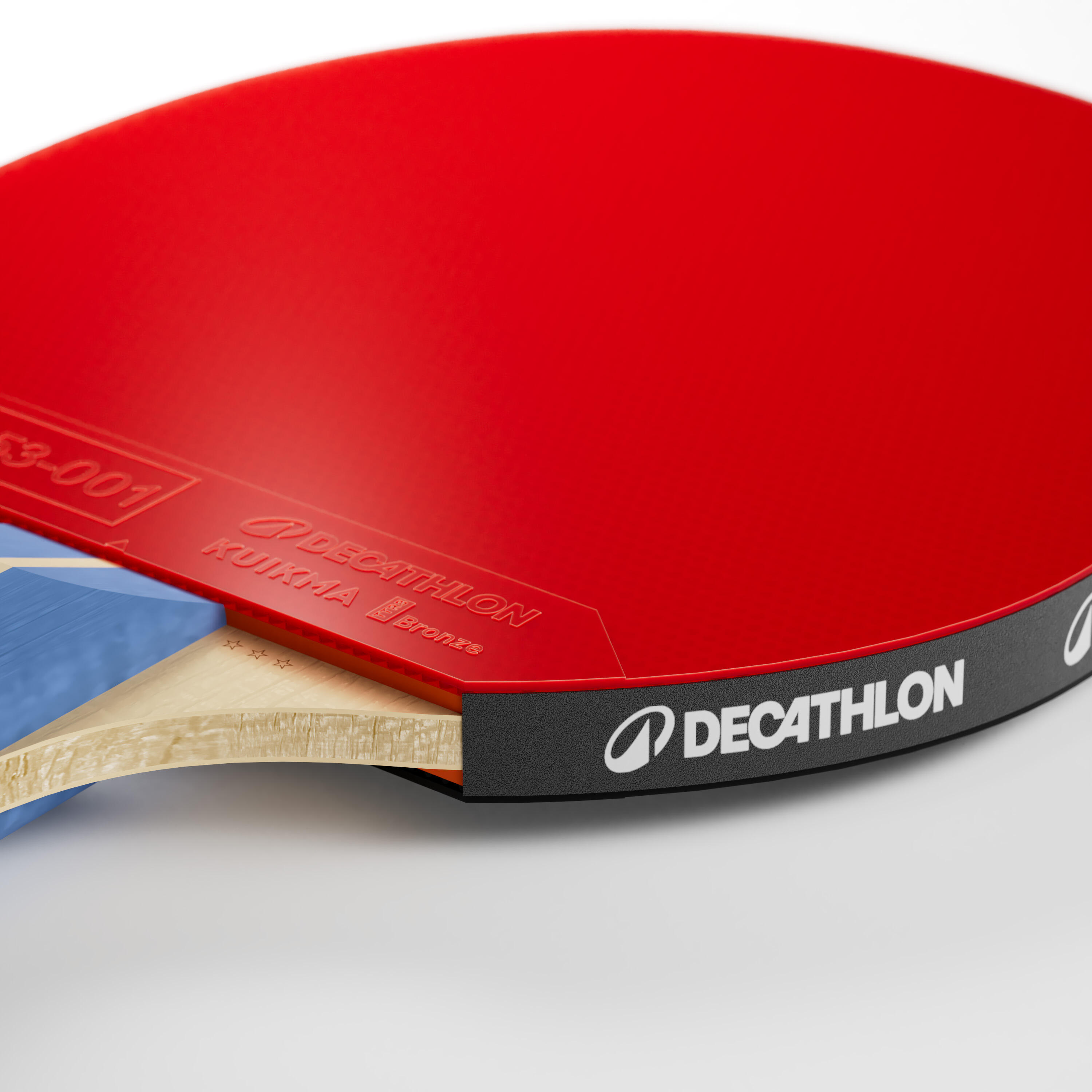 Ensemble tennis de table  –2 raquettes 3 balles- TTR100 polyvalente 3* ITTF Club 8/14