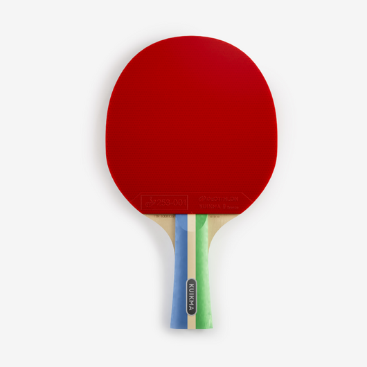 RAQUETTE DE TENNIS DE TABLE TTR 100 ENFANT POLYVALENTE 3* ITTF ÉCOLE