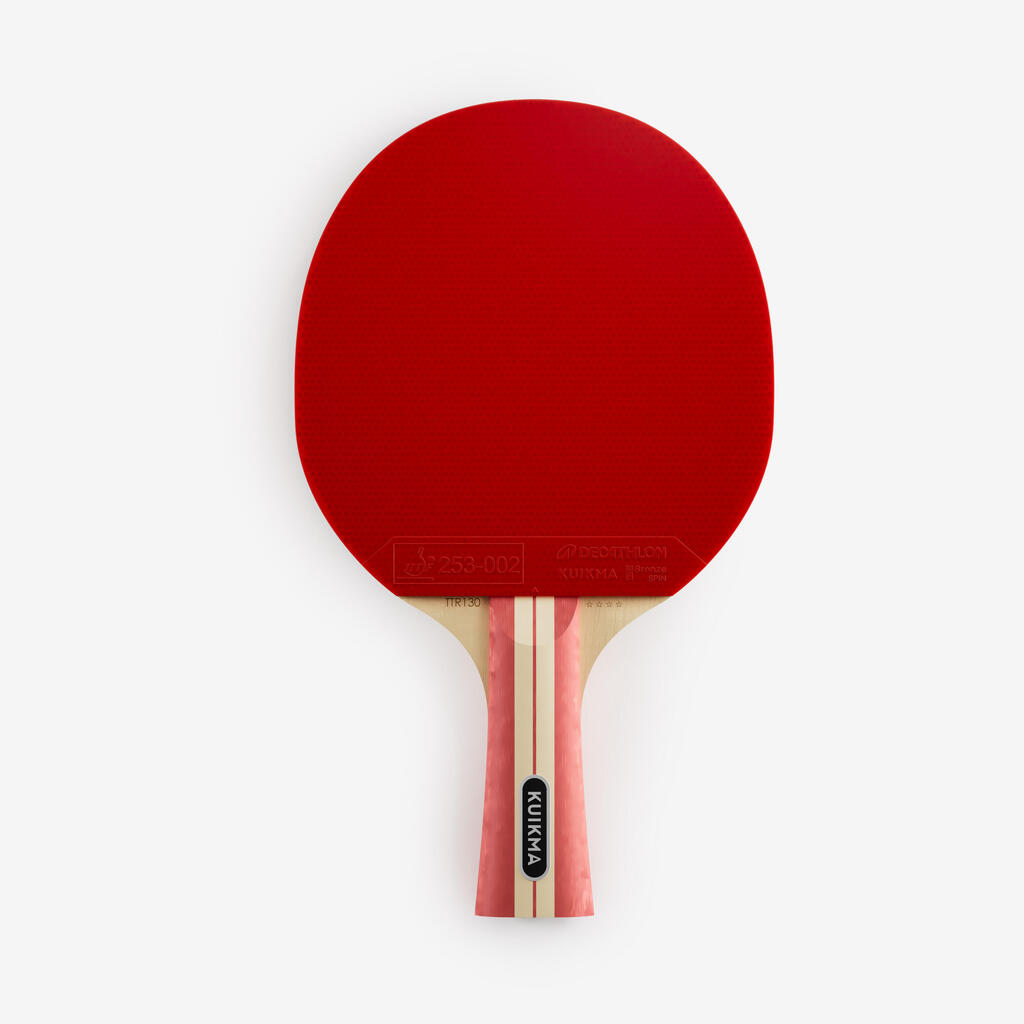 מחבט טניס שולחן TTR 130 Spin 4* ITTF School/Club