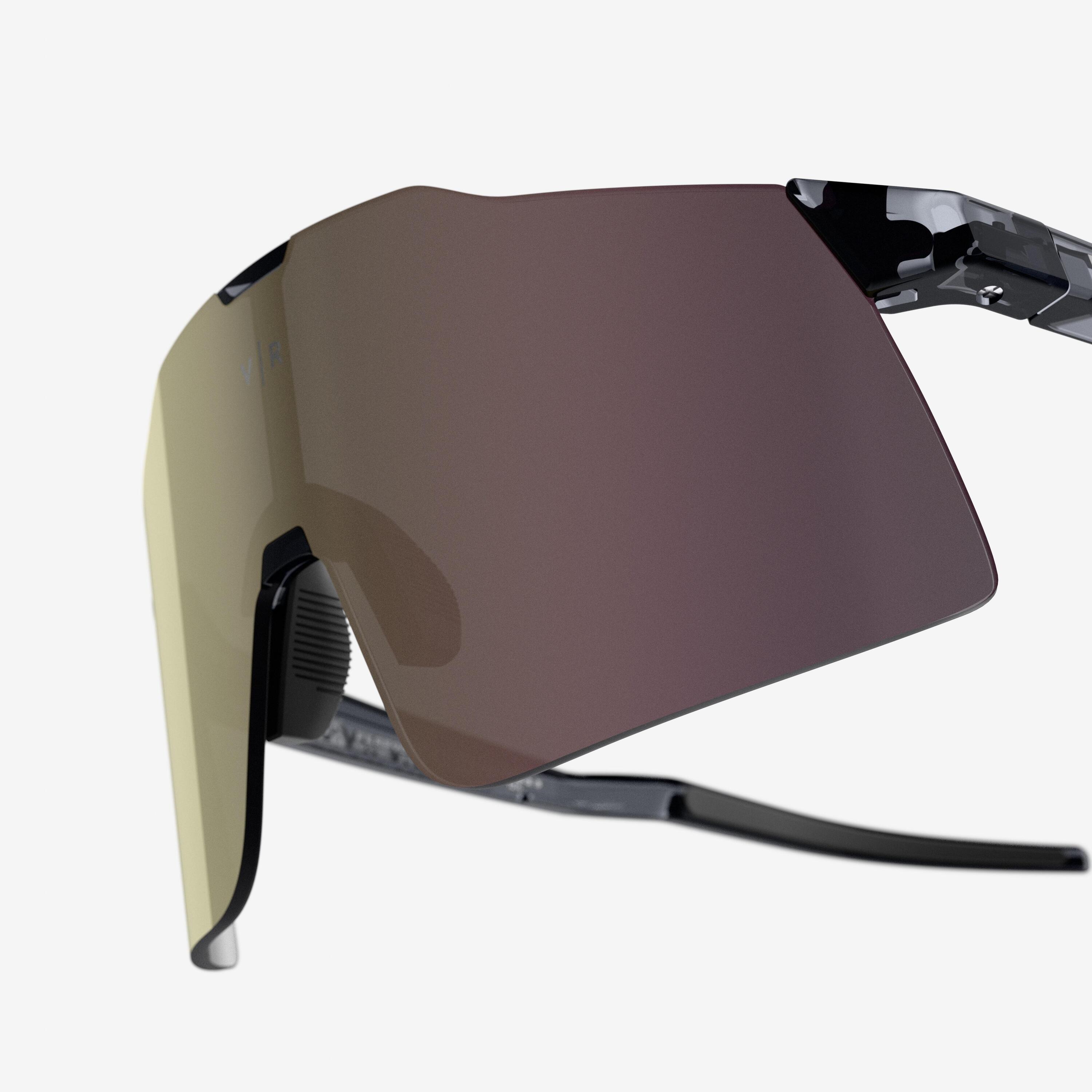 Kategorie 3 Fahrradbrille - RR 900 Perf Light schwarz/durchscheinend  7/10