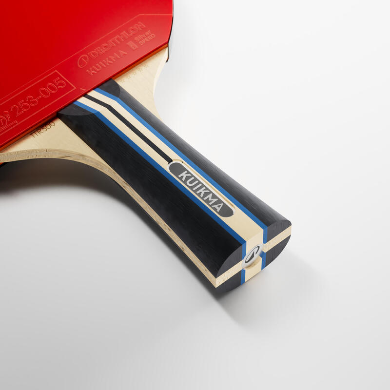 Etudiant Raquette De Ping Pong, Bois Pur Table Tennis Bat, Pour Débutants - 3 Étoiles-Poignée