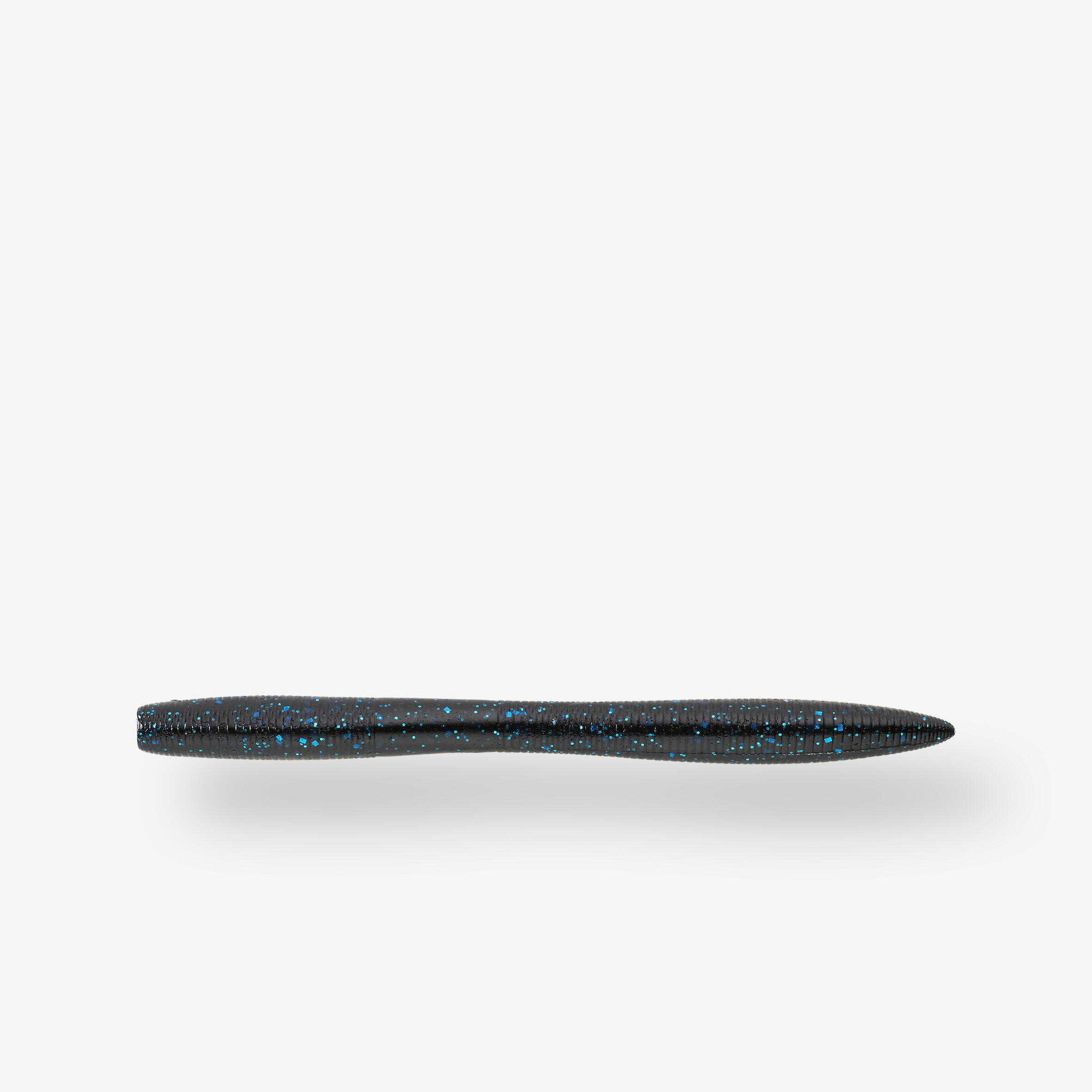 Leurre souple Yubari Stick Bait Worm – paquet de 10 noir/bleu - CAPERLAN