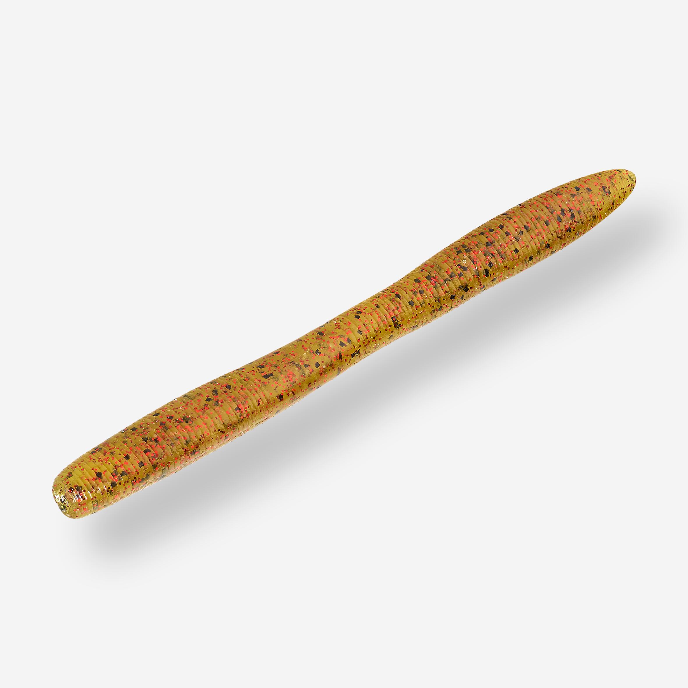 AMOSTRA FLEXÍVEL DE PESCA DO ACHIGÃ YUBARI STICK BAIT WORM WATERMELON RED (x 10) 2/6
