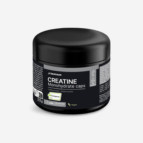 Créatine monohydrate Creapure® goût neutre, 240 gélules