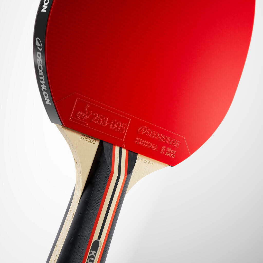 RAQUETTE DE TENNIS DE TABLE TTR 530 SPIN 5* ITTF CLUB