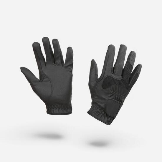 Guanti equitazione adulto GLORIA COVALLIERO neri