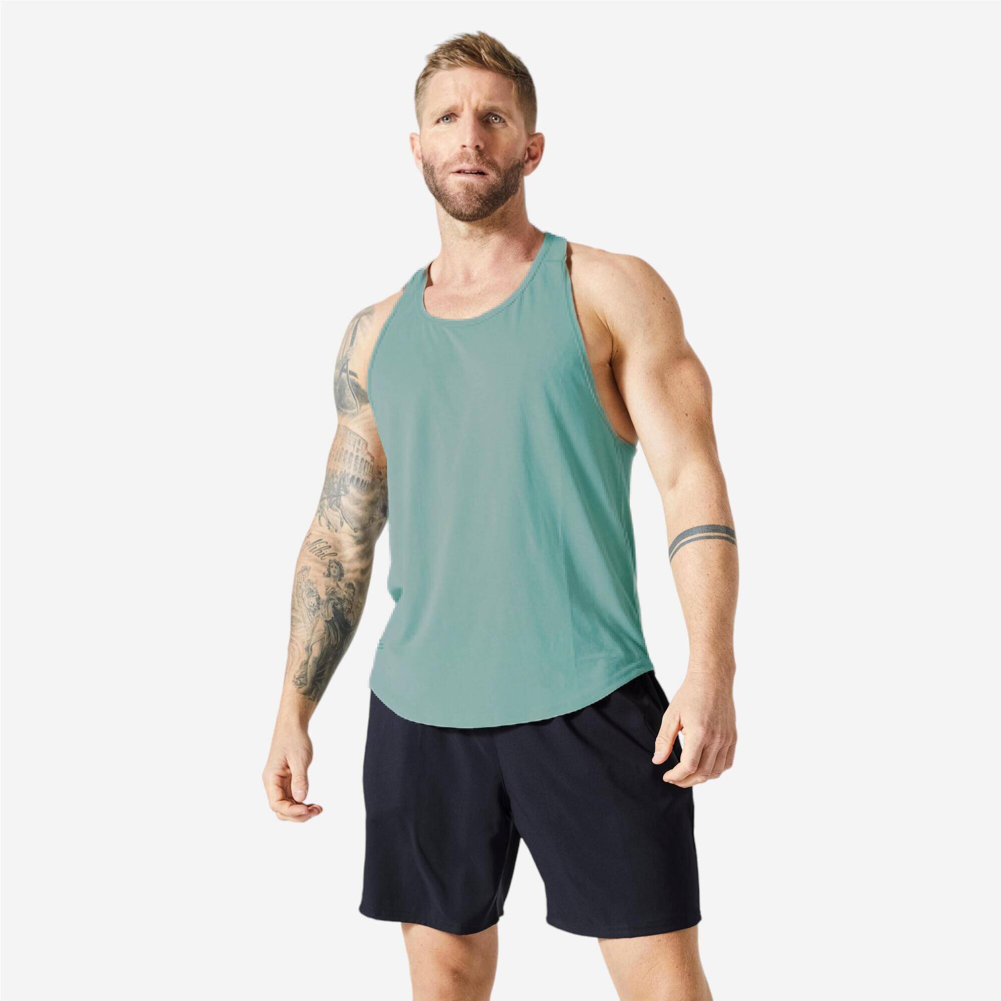 Men's Muscle Back Bodybuilding Stringer Tank Top