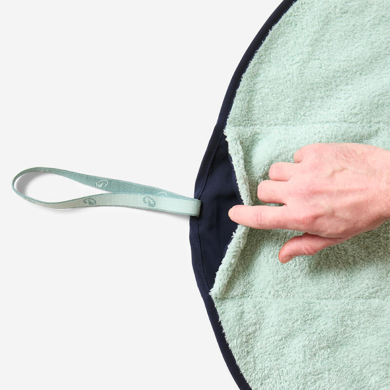 Çift Taraflı Mikrofiber Ayak Havlusu - 60 cm - Açık Yeşil