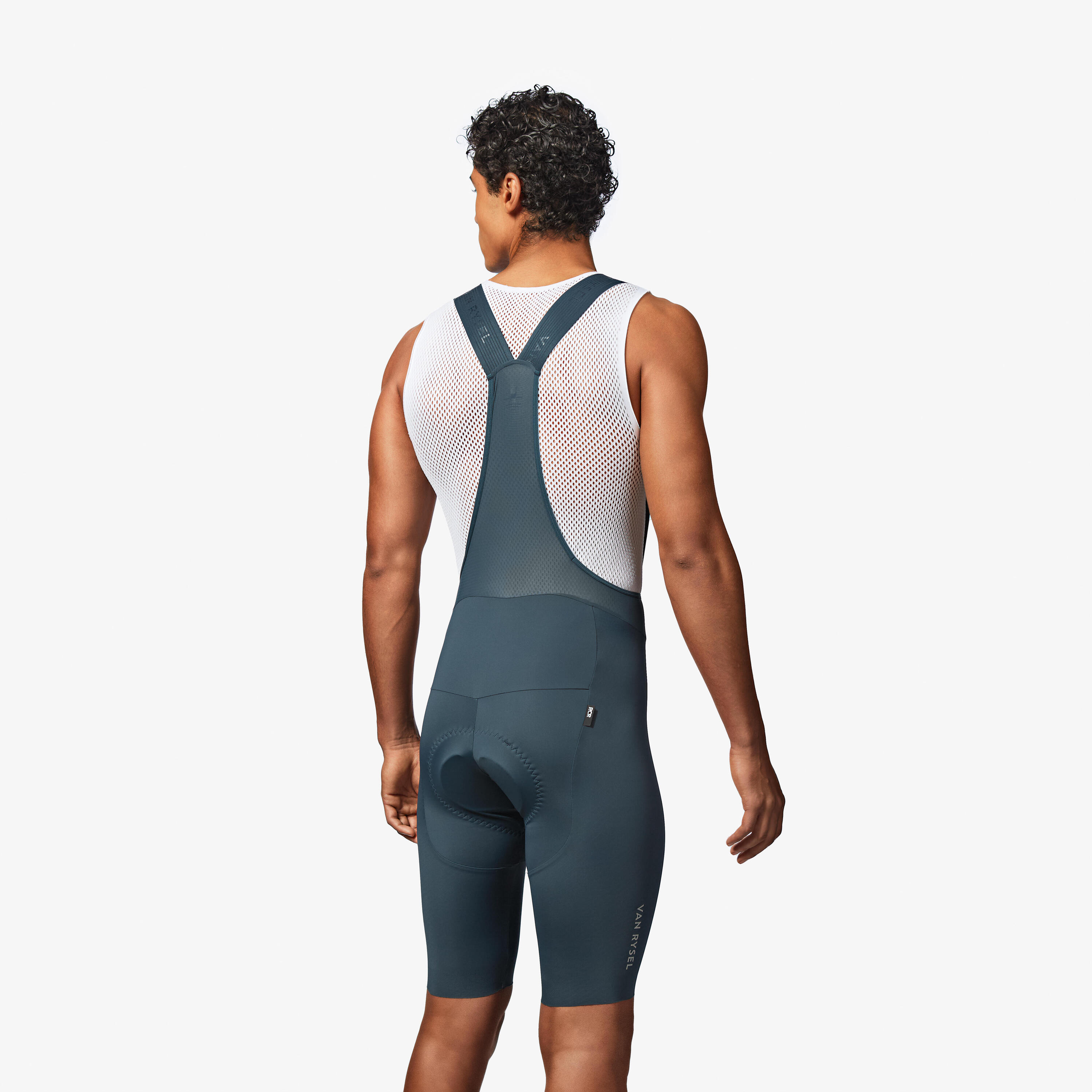 Men's Summer Road Cycling Shorts RCR R 4 - Green 3/8