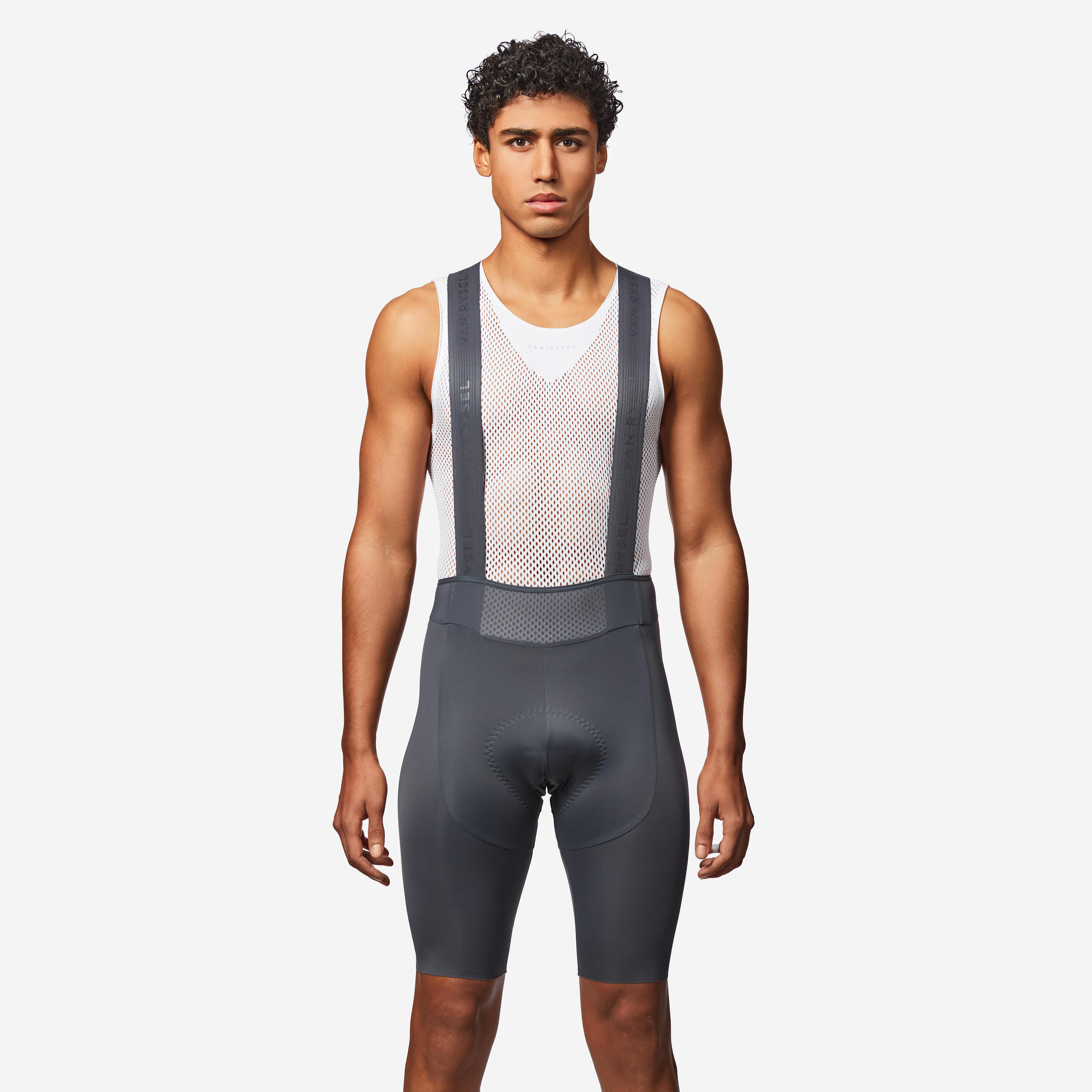 VAN RYSEL Salopette ciclismo uomo VanRysel RCR-R grigia