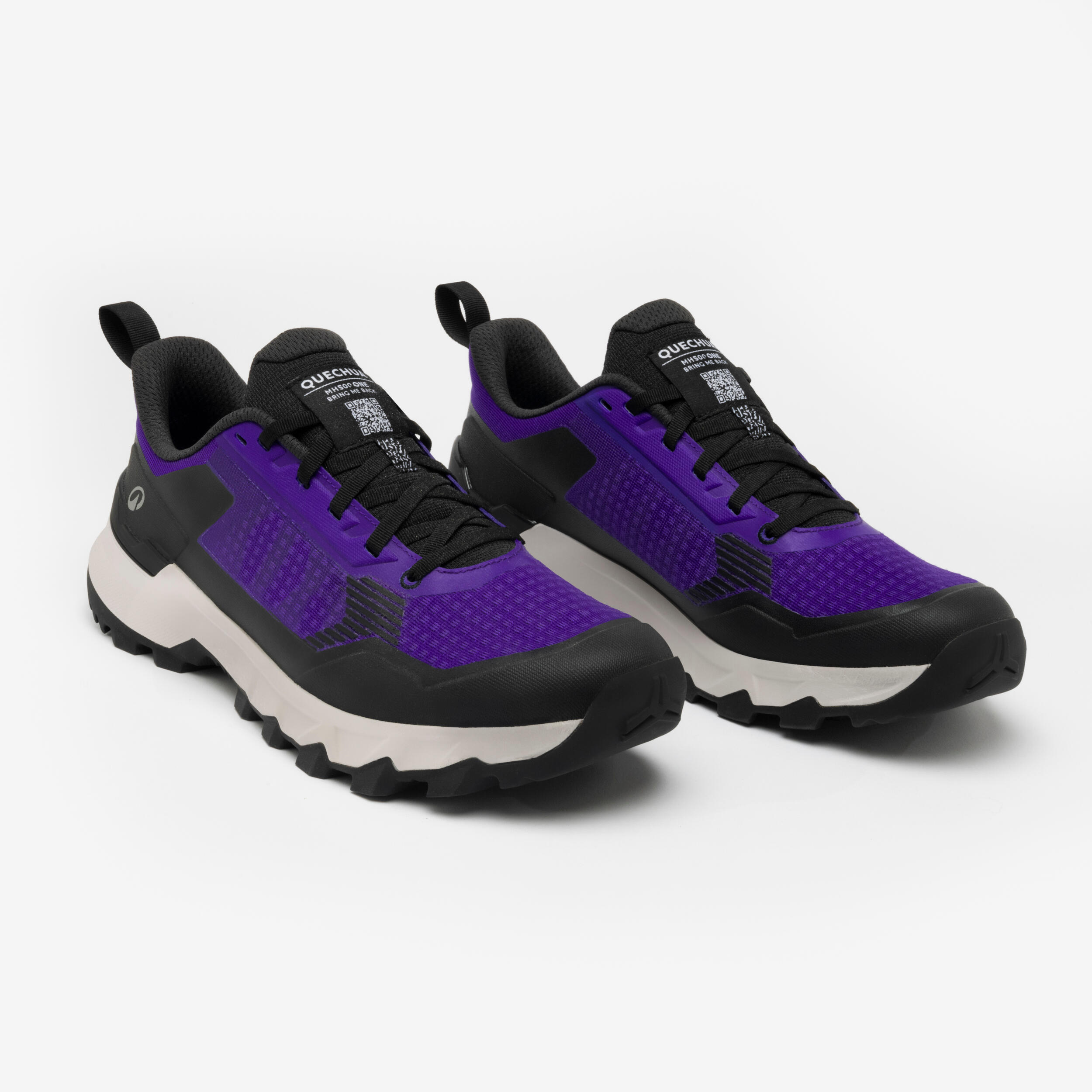 Chaussure de randonnée homme, MH500 One violet 2/8