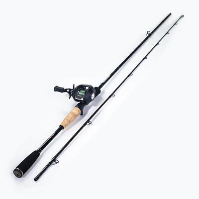 Set canna e mulinello trecciato pesca con artificiali ALCANTARA 2.26m MH 14-42g