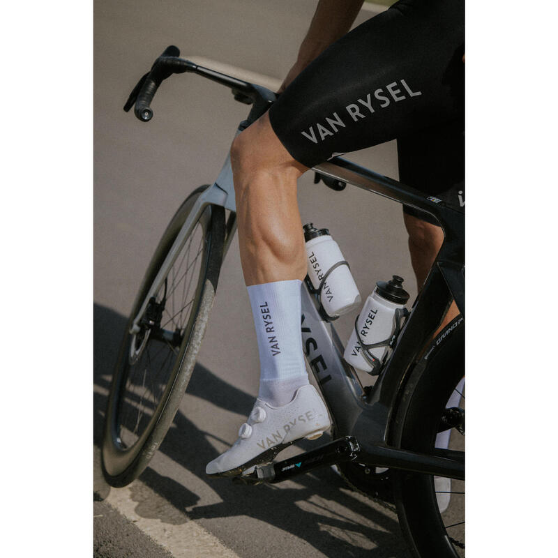 Chaussettes vélo route RCR R blanc