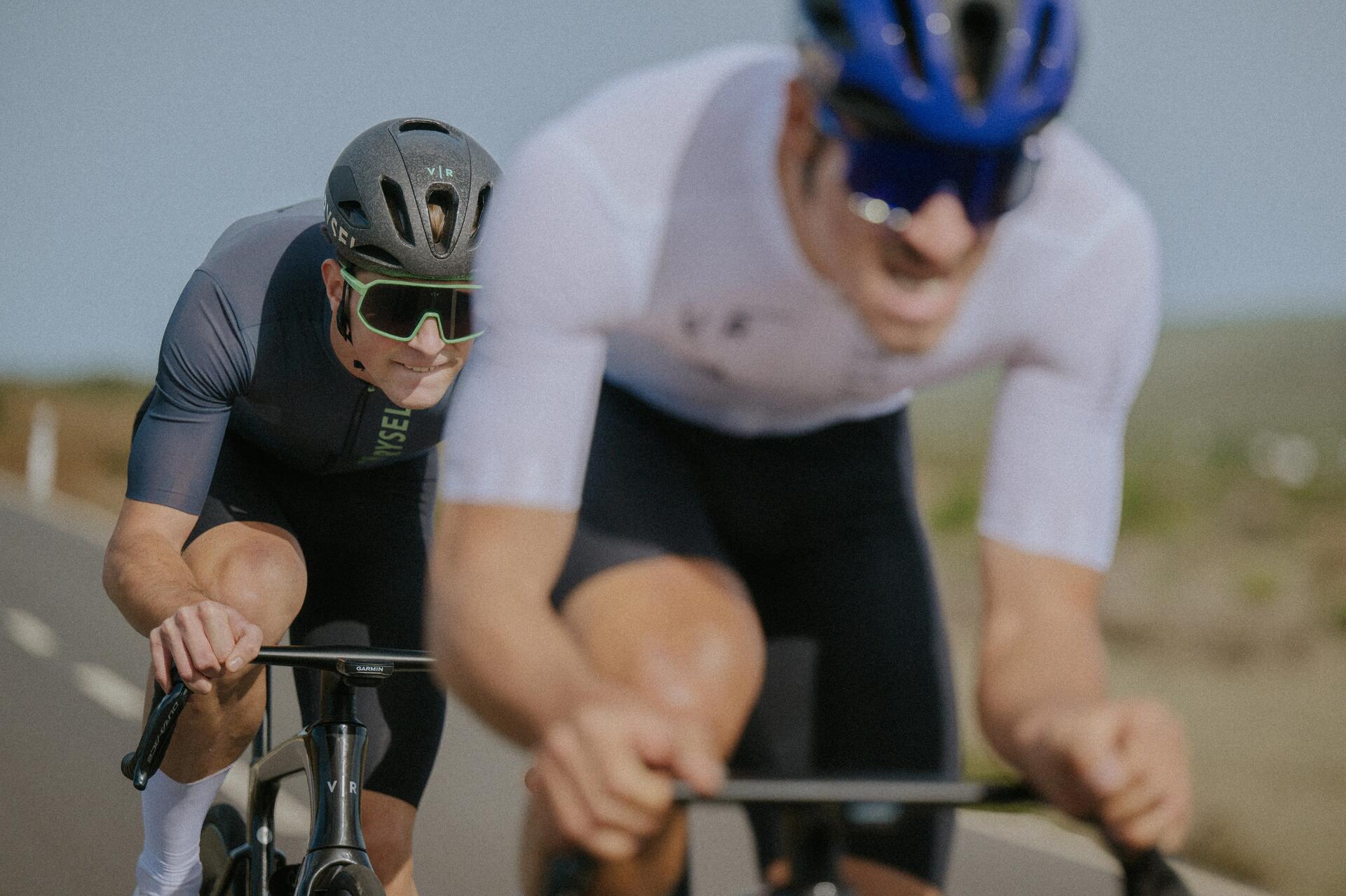 man cycling near our Ontario and Western Canada stores