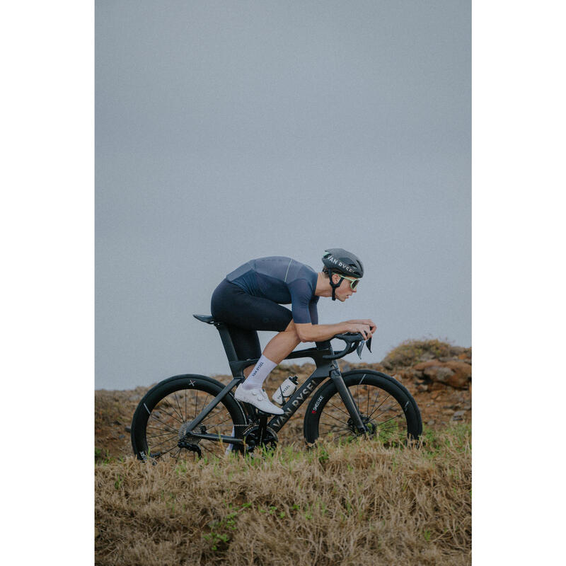 Chaussettes vélo route RCR R blanc