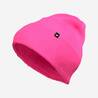 Kids' Skiing Beanie Hat FISHERMAN 500 - Neon pink