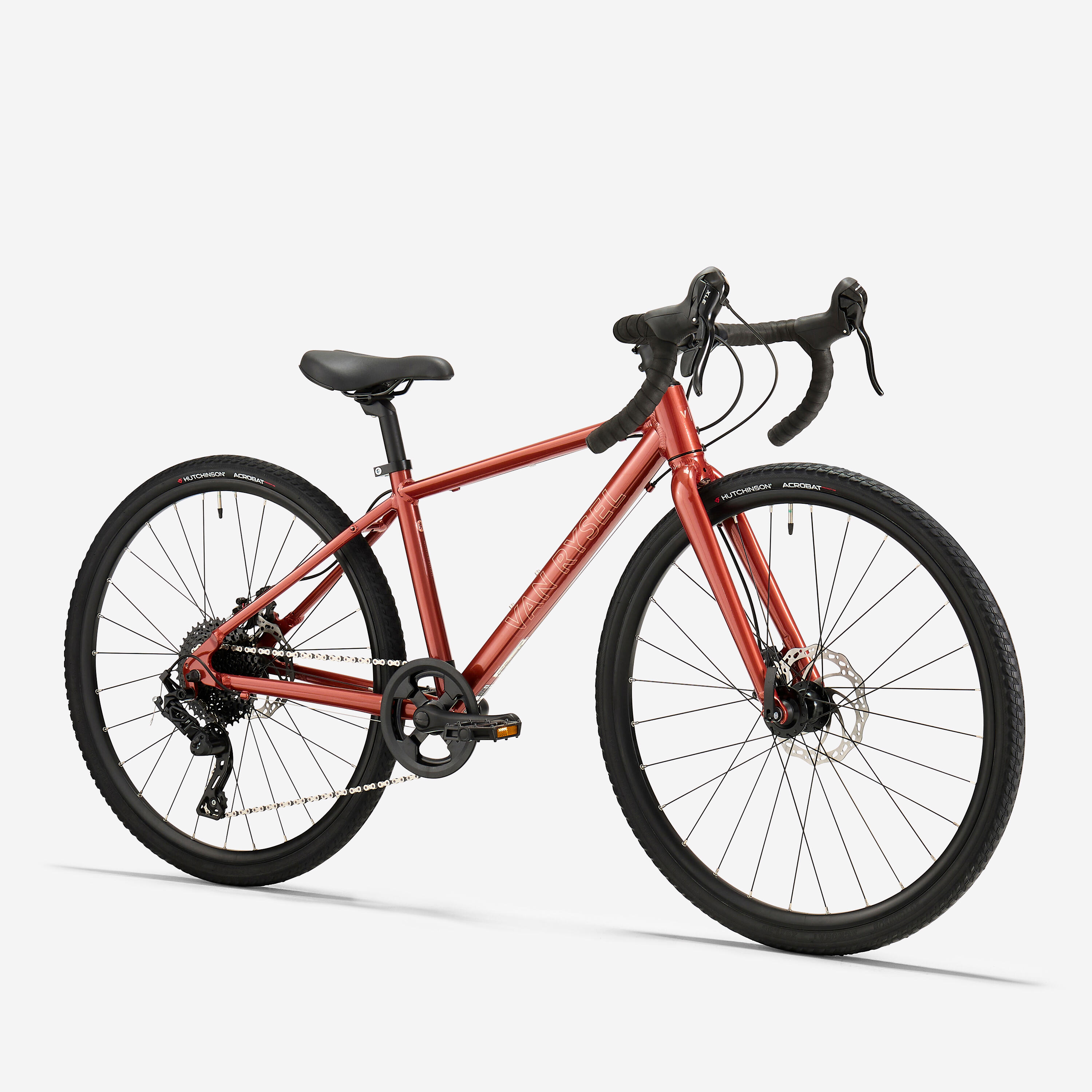 Gravelbike voor kinderen GRVL 500 rood 26" 2/10
