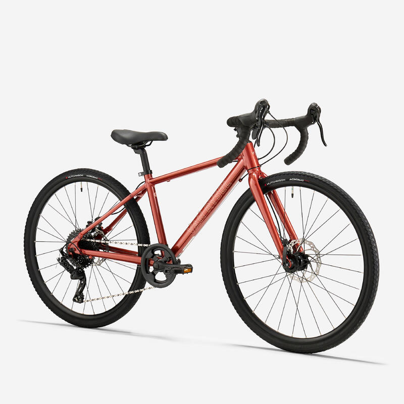 Bicicletă Gravel 26’’ 9-12 ani GRVL 500 Roșu Copii