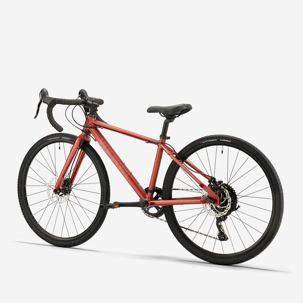 26” bērnu (9–12 gadi) velosipēds “GRVL 500”, sarkans