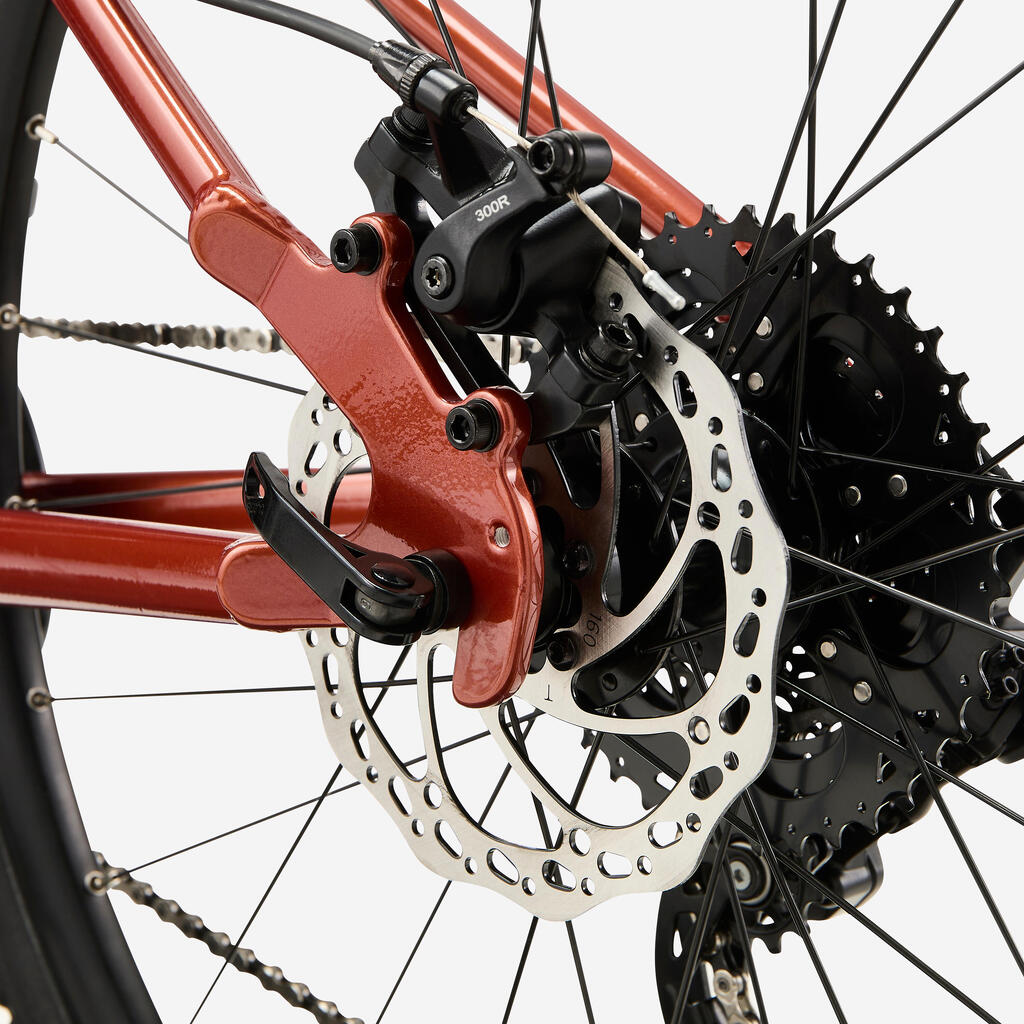 26” bērnu (9–12 gadi) velosipēds “GRVL 500”, sarkans