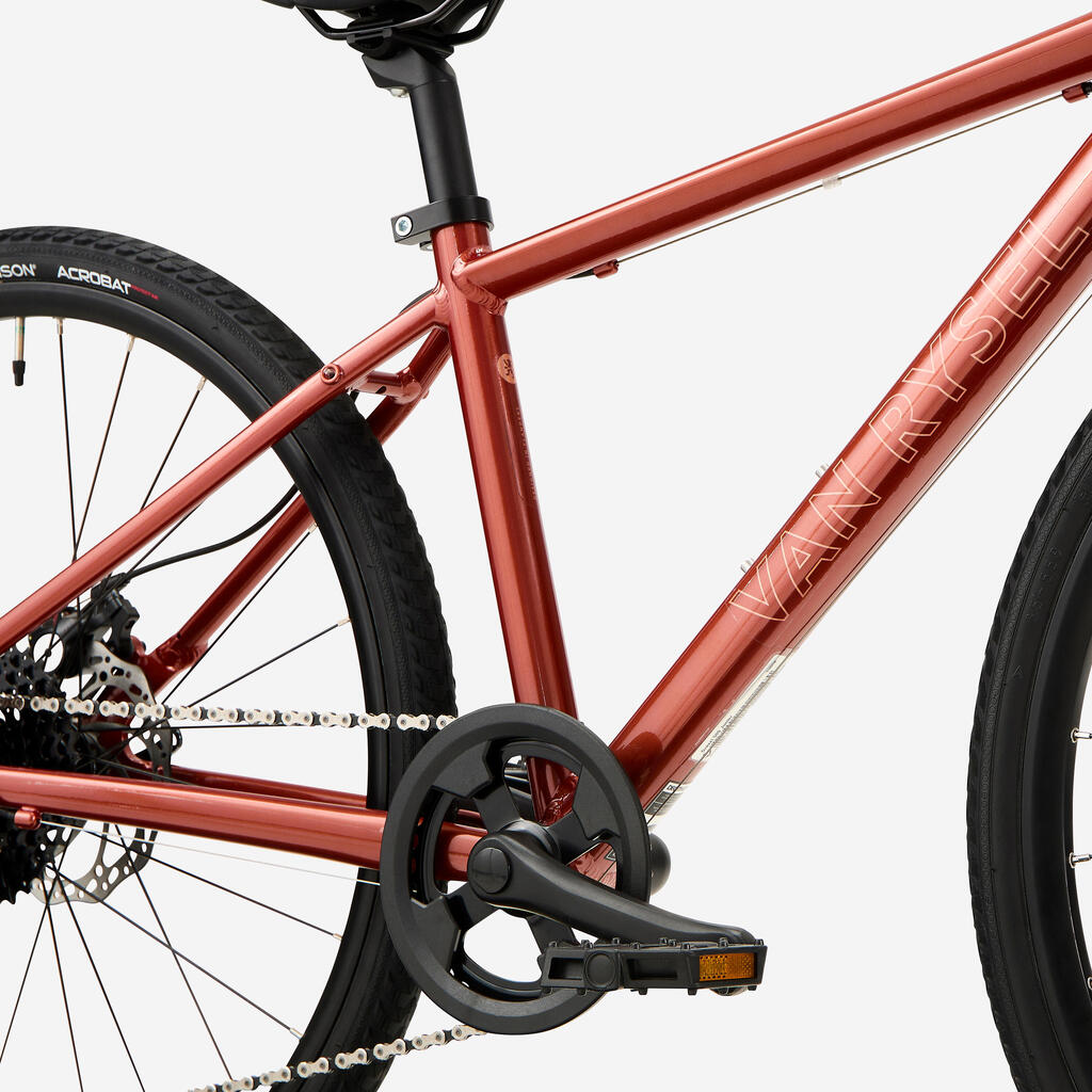26” bērnu (9–12 gadi) velosipēds “GRVL 500”, sarkans
