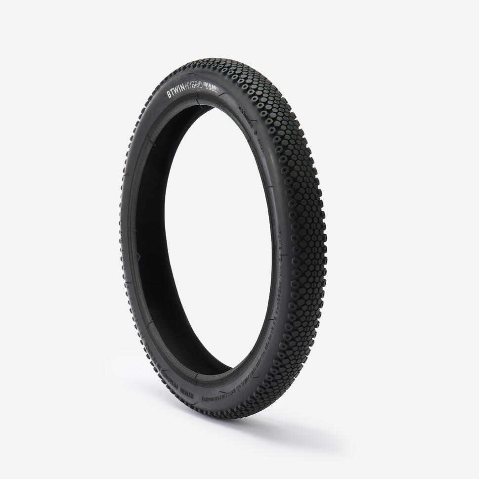 Opona Btwin do roweru dziecięcego 14x1,50 ze sztywną stopką / ETRTO 38-254