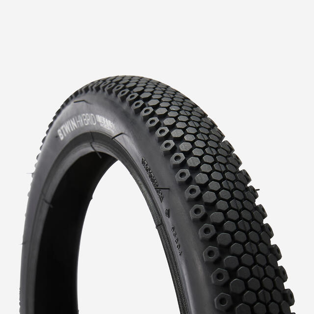 BTWIN NEUMÁTICO DE BICICLETA NIÑOS ETRTO 38-254 14X1,50 VARILLAS RÍGIDAS