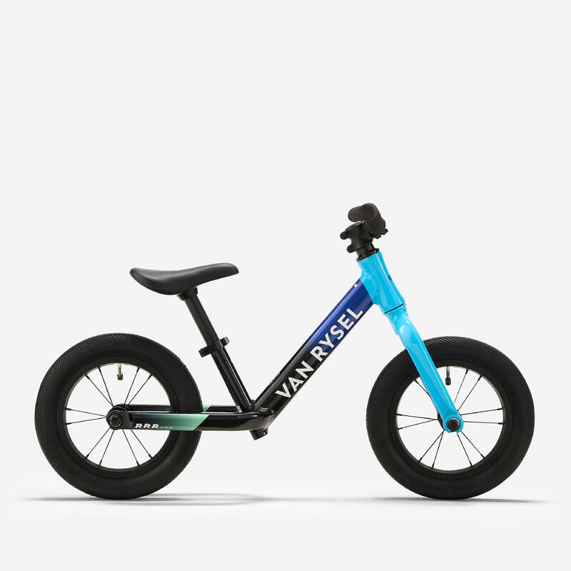 Draisienne enfant 12 pouces, RUNRIDE Racing noir et bleu