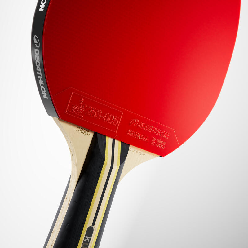 Raquette de tennis de table TTR 560 speed carbone 5* ITTF club